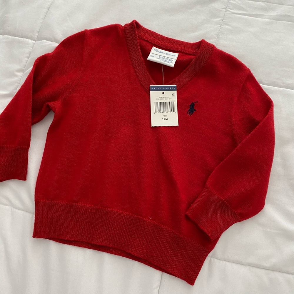 Red Holiday Kids sweater